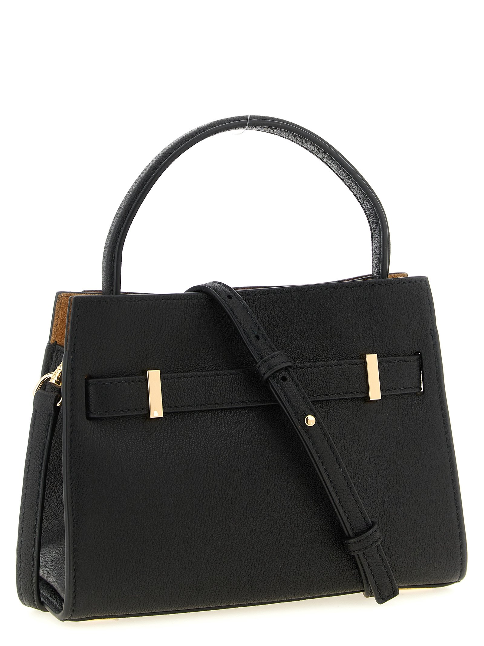 Tory Burch Black Lambskin Crossbody Bag - Image 2