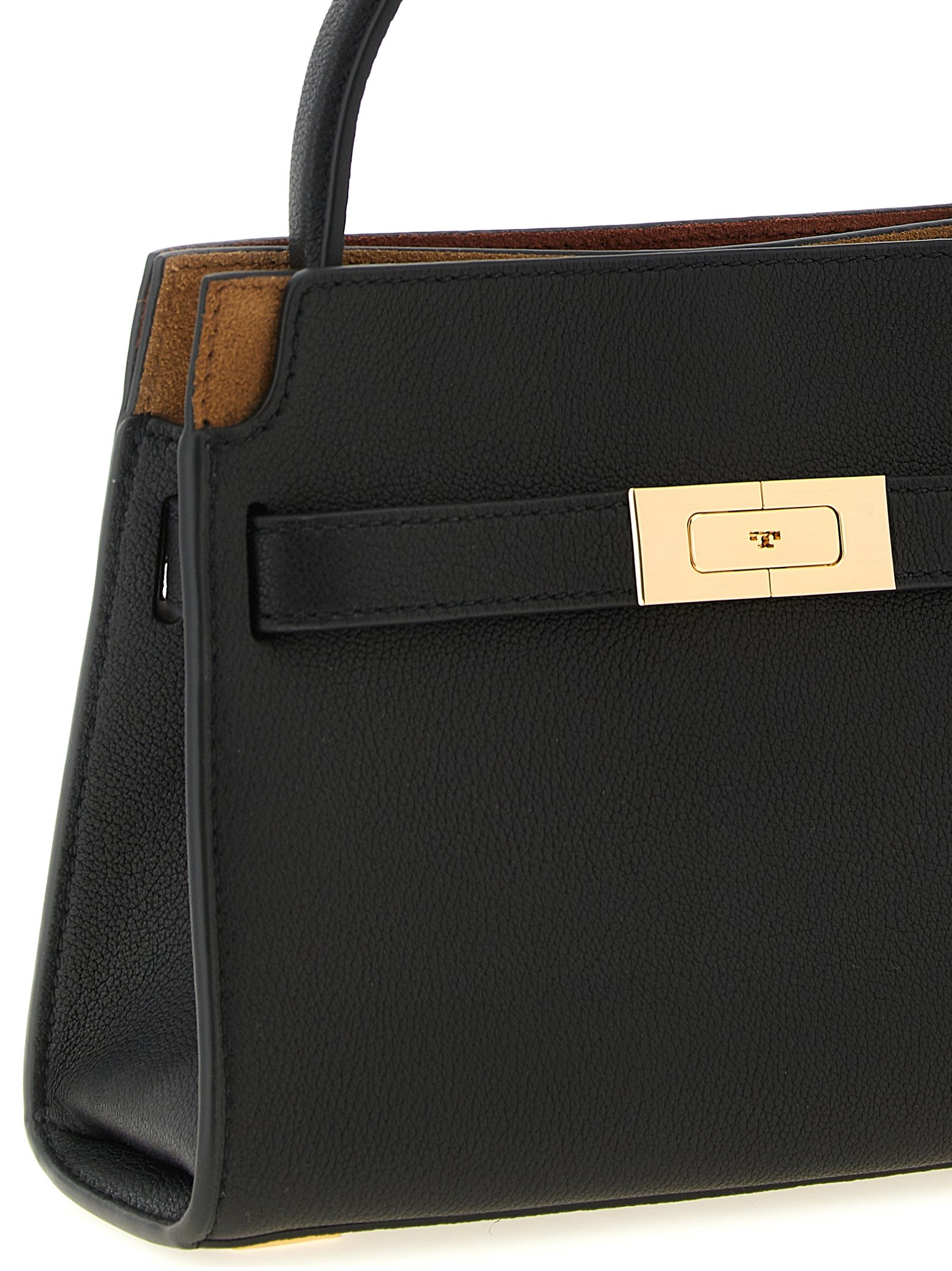 Tory Burch Black Lambskin Crossbody Bag - Image 3
