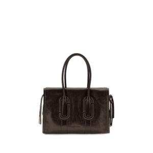 Marc Jacobs Brown Calf Leather Bos Taurus Handbag