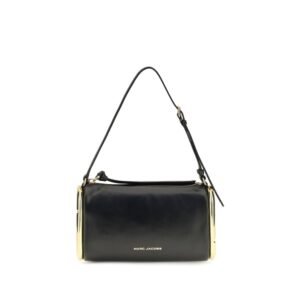 Marc Jacobs Black Calf Leather Bos Taurus Shoulder Bag