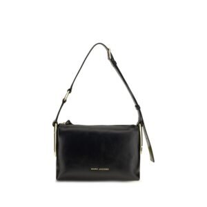 Marc Jacobs Black Calf Leather Bos Taurus Shoulder Bag