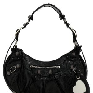 Balenciaga Black Lamb Leather Shoulder Bag