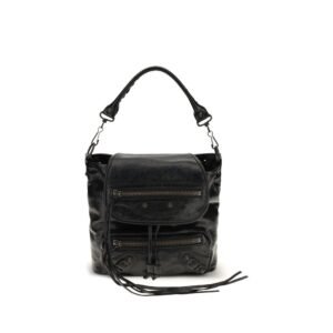 Balenciaga Black Lamb Ovis Aries Backpack
