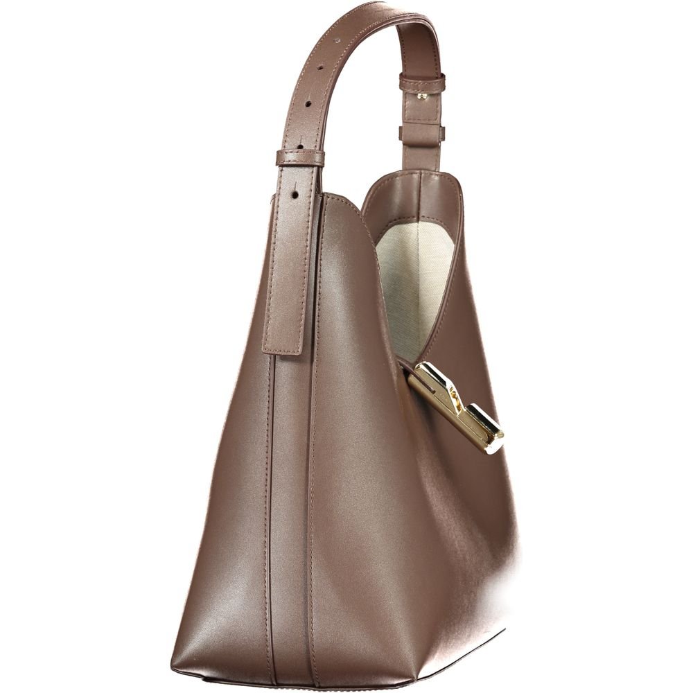 Furla Brown Leather Women's Bag - Image 3