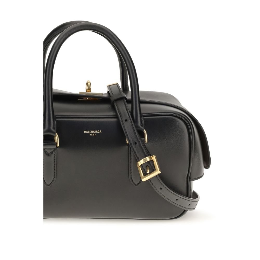 Balenciaga Black Lamb Leather Handbag - Image 4
