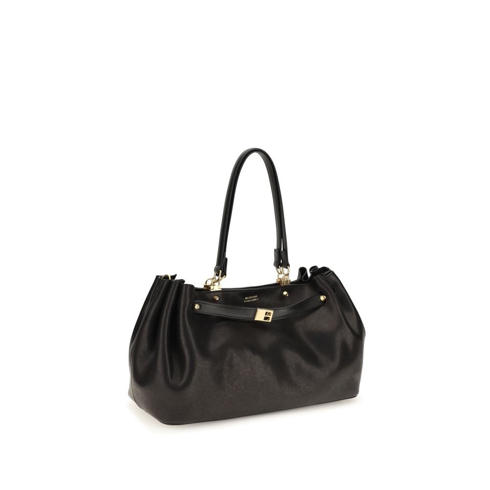 Balenciaga Black Calf Leather Bos Taurus Shoulder Bag - Image 2