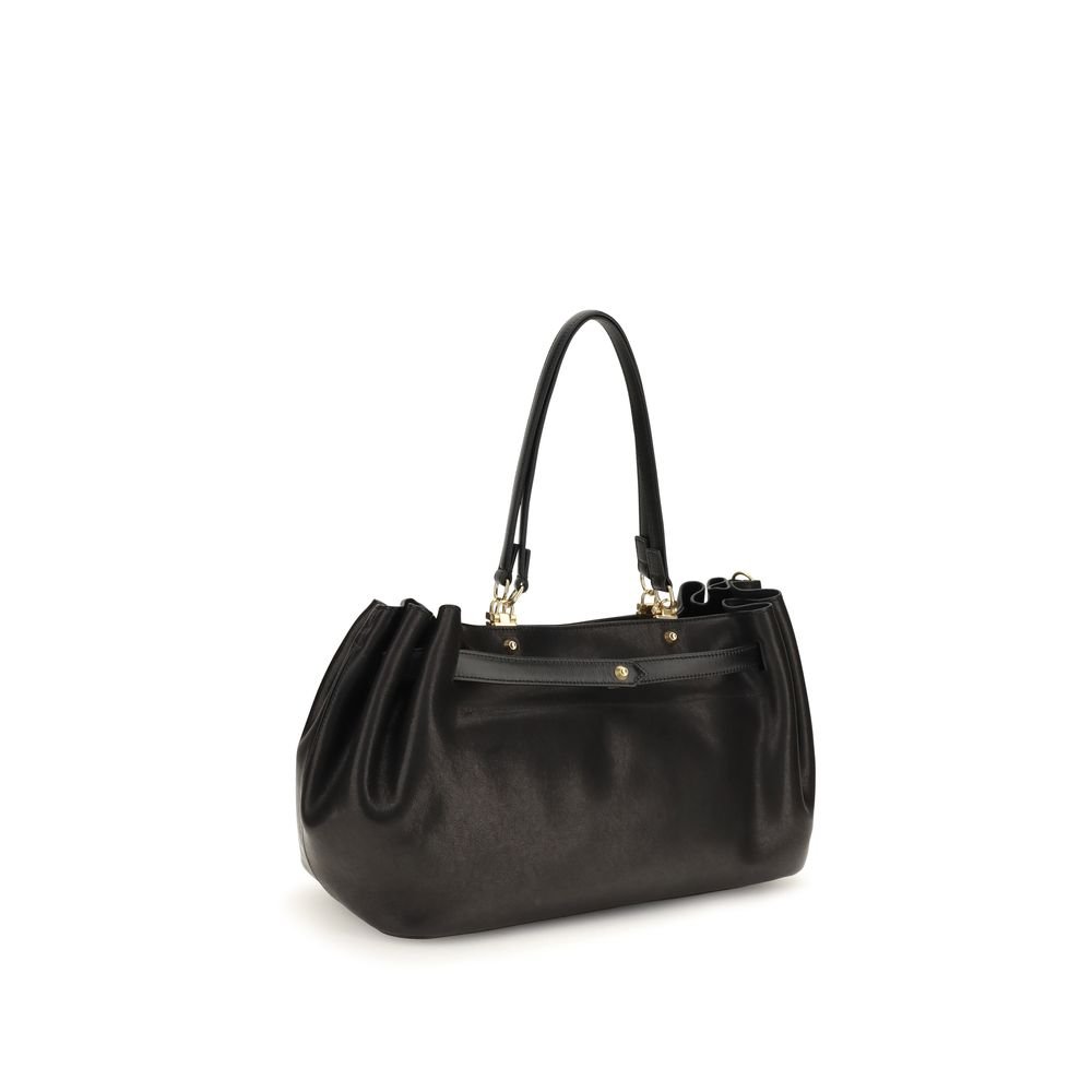 Balenciaga Black Calf Leather Bos Taurus Shoulder Bag - Image 3