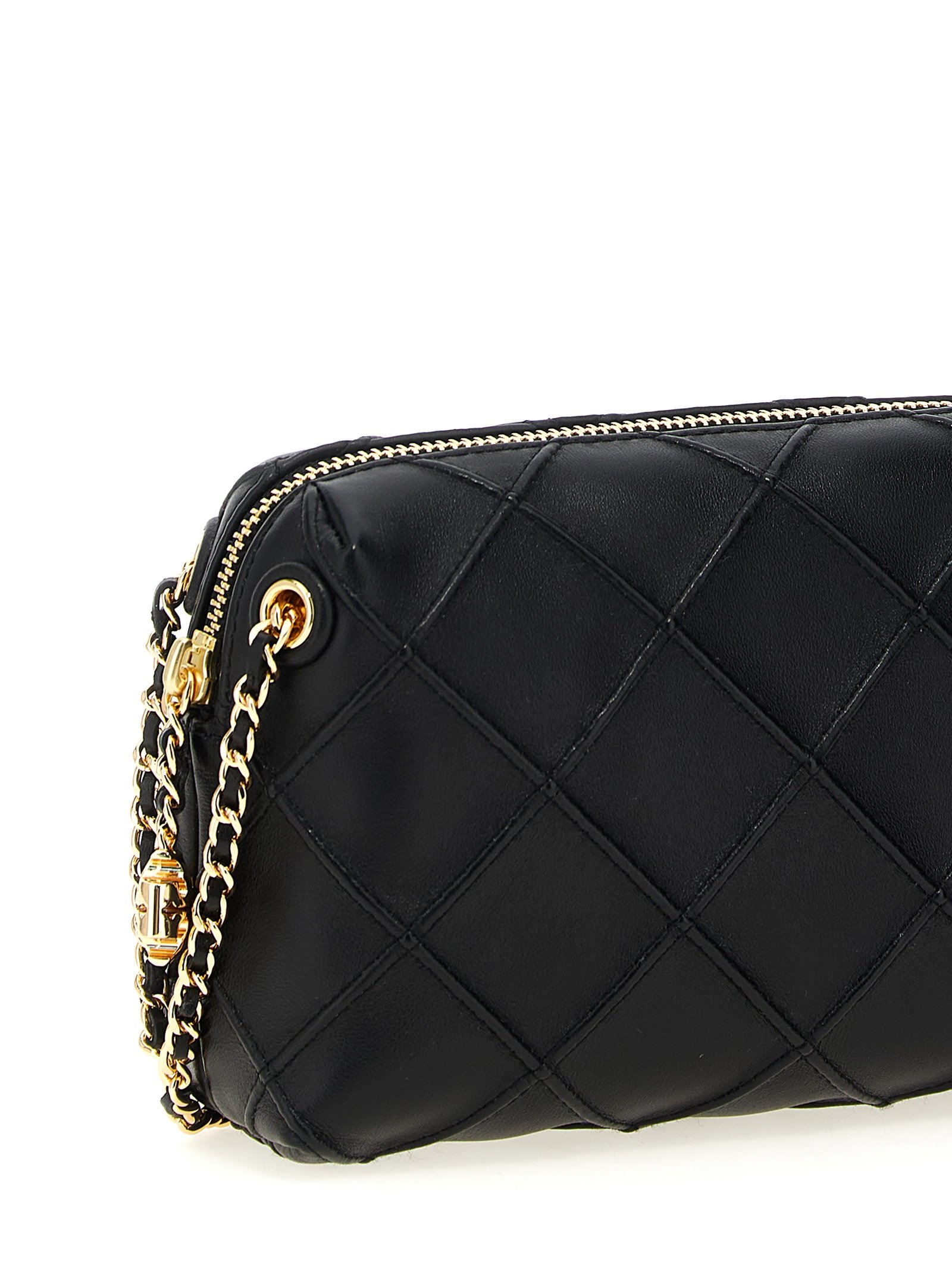 Tory Burch Black Lamb Leather Crossbody Bag - Image 3