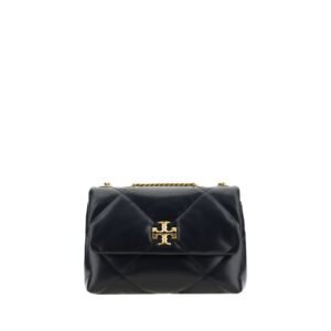 Tory Burch Black Lamb Ovis Aries Shoulder Bag