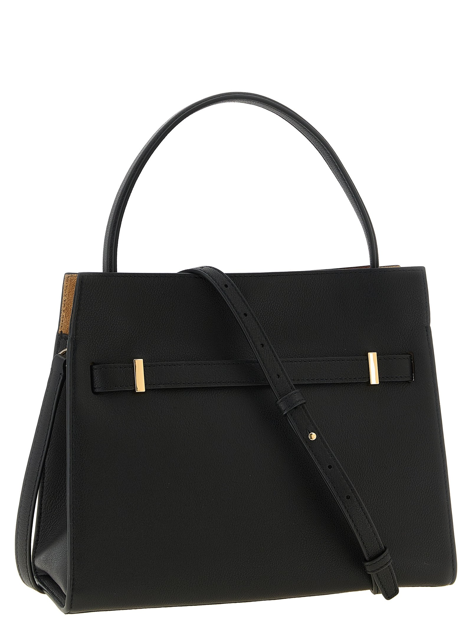Tory Burch Black Lambskin Crossbody Bag - Image 2