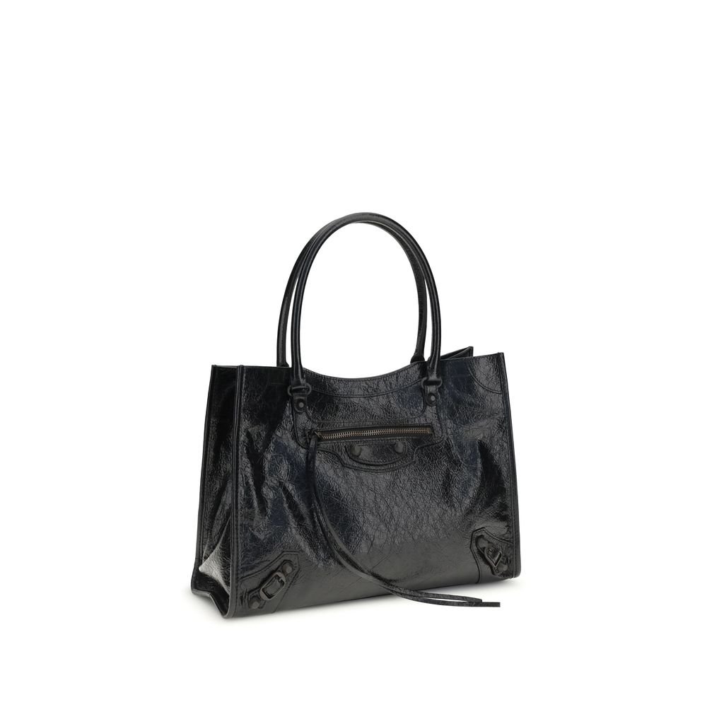 Balenciaga Black Lamb Ovis Aries Shoulder Bag - Image 2
