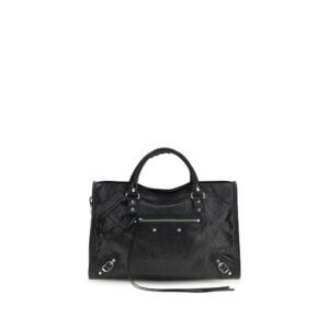 Balenciaga Black Lamb Ovis Aries Shoulder Bag