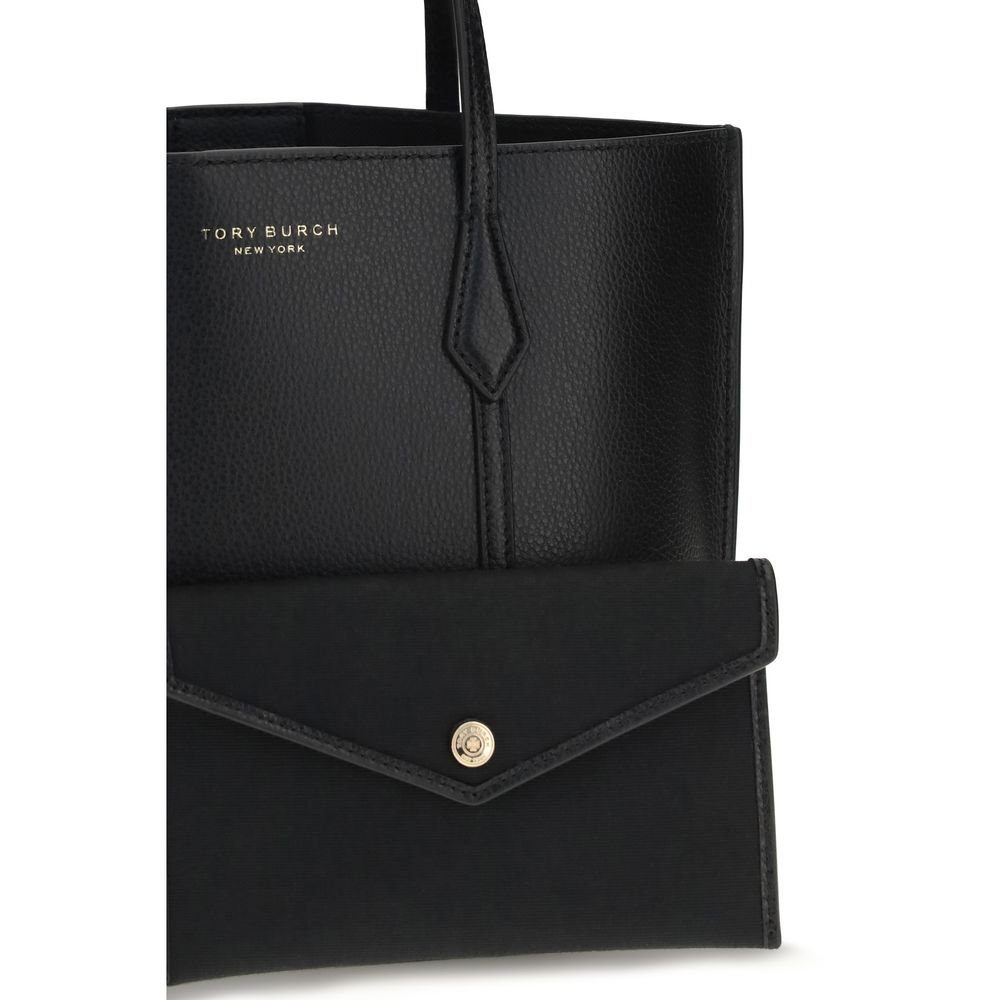 Tory Burch Black Calf Leather Bos Taurus Handbag - Image 4