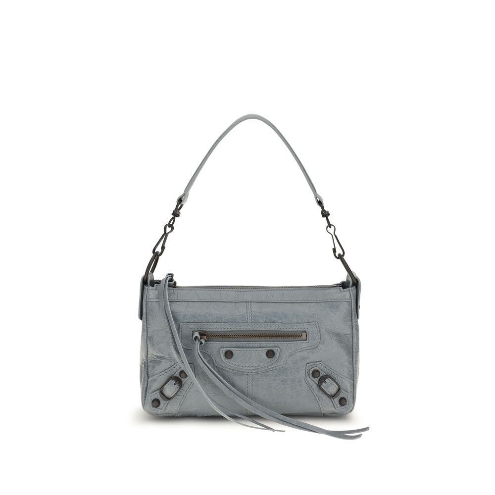 Balenciaga Gray Lamb Ovis Aries Shoulder Bag