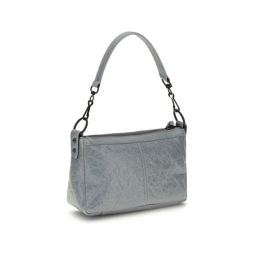 Balenciaga Gray Lamb Ovis Aries Shoulder Bag - Image 3