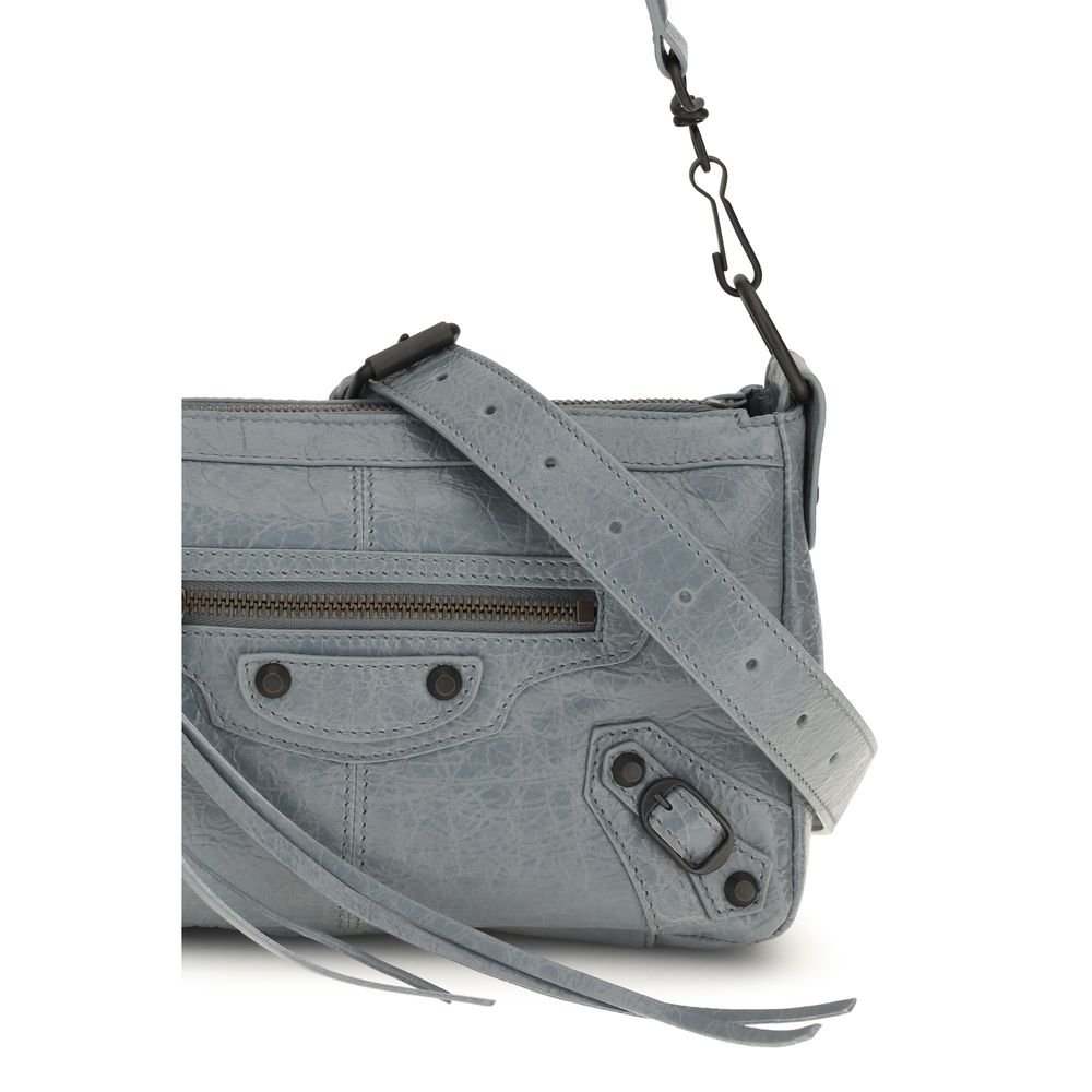 Balenciaga Gray Lamb Ovis Aries Shoulder Bag - Image 4