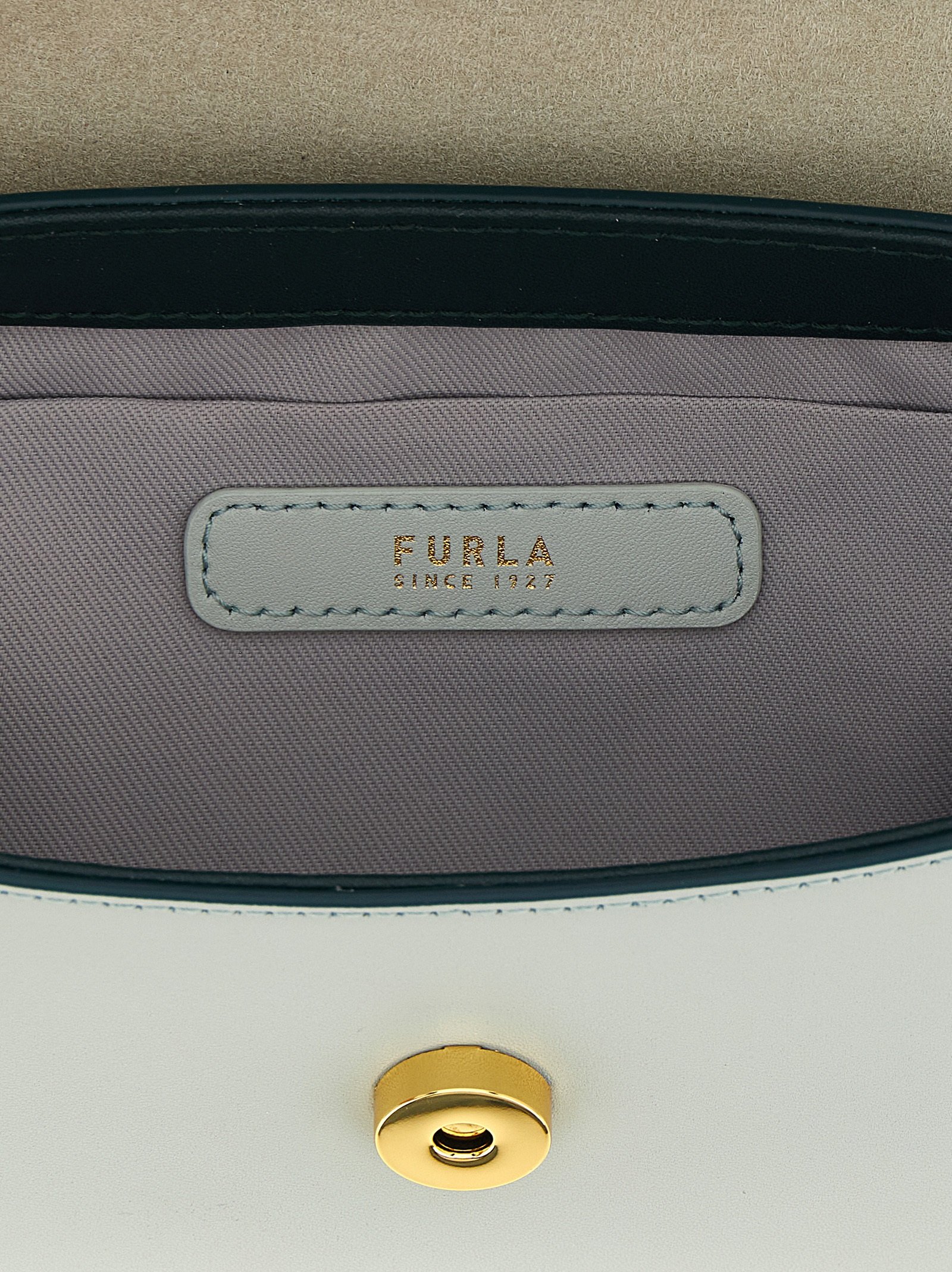 Furla Bicolor Calfskin Handbag - Image 4