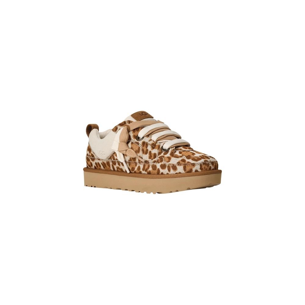 UGG Beige Suede Leather Platform Pumps - Image 2