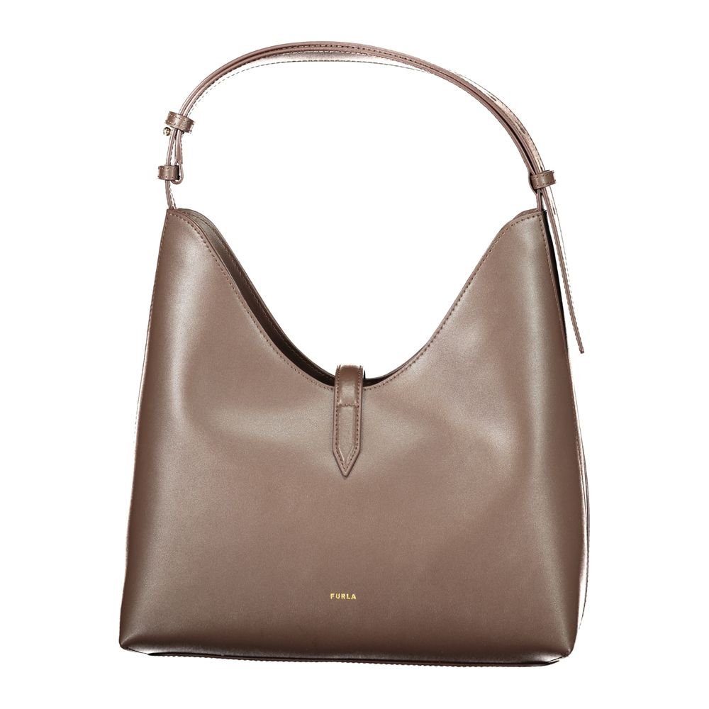 Furla Brown Leather Women's Bag - Image 2