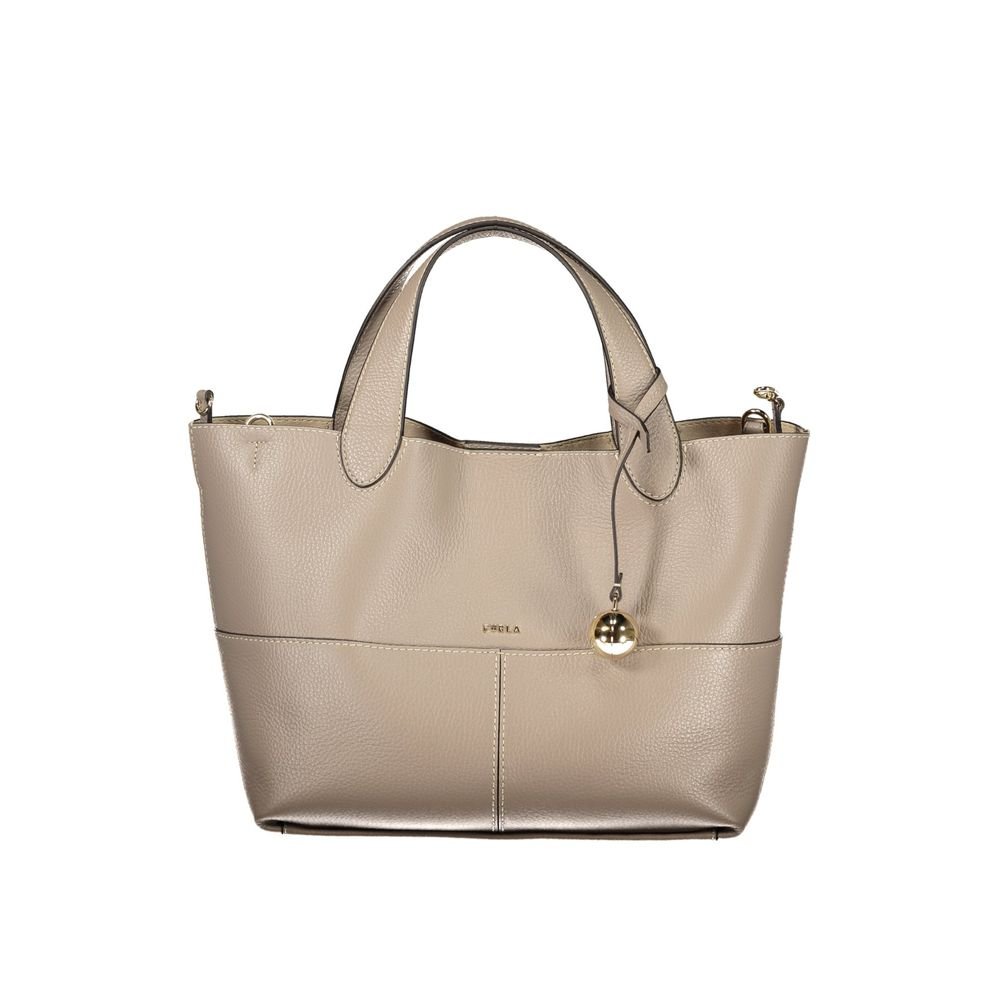 Furla Gray Leather Women's Bag - Image 2