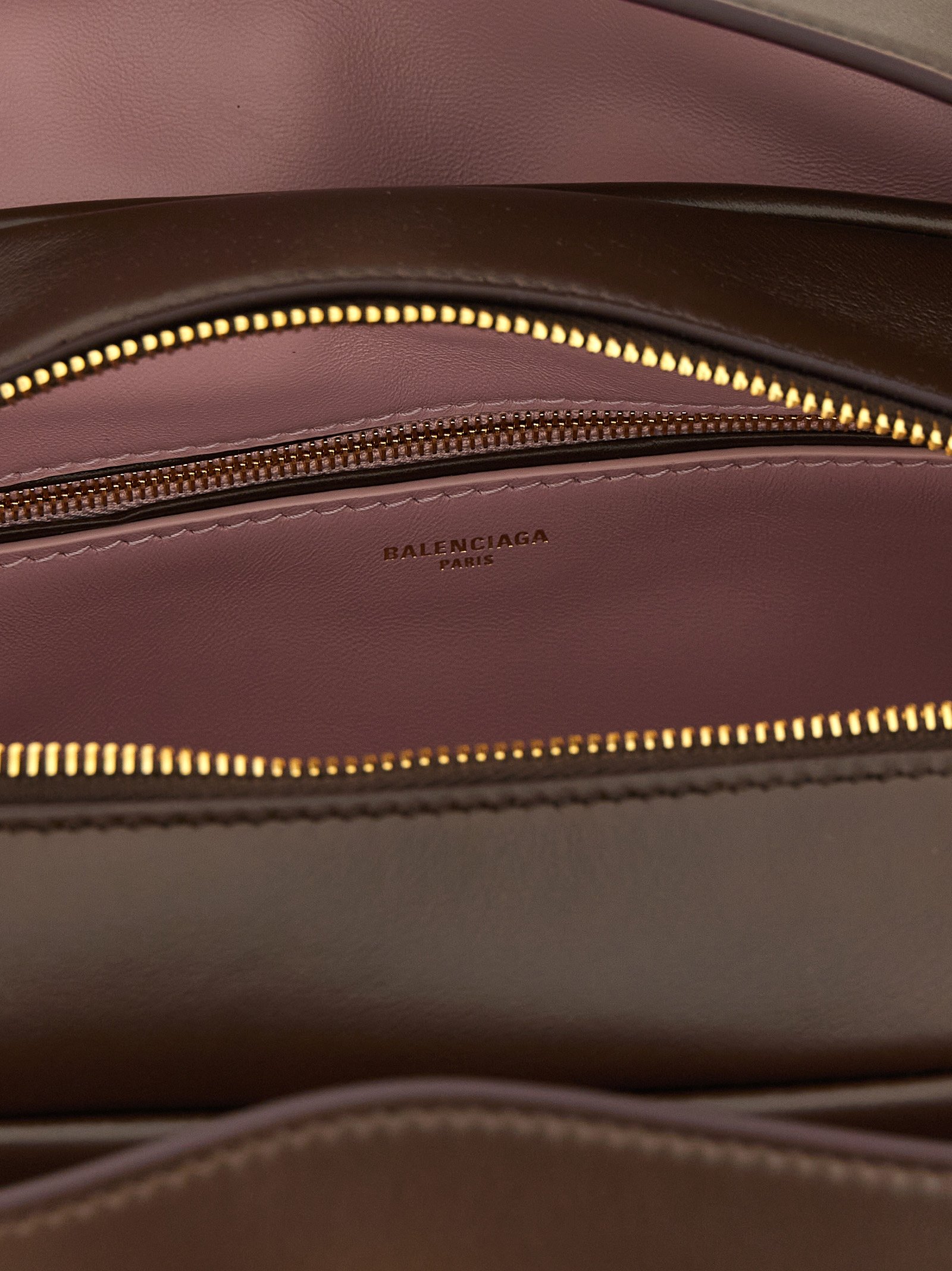 Balenciaga Brown Lamb Leather Handbag - Image 4
