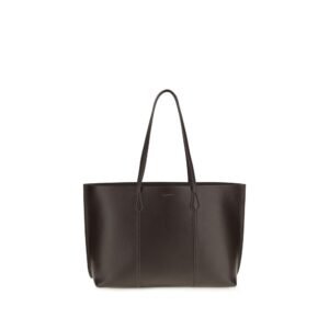 Tory Burch Brown Calf Leather Bos Taurus Handbag