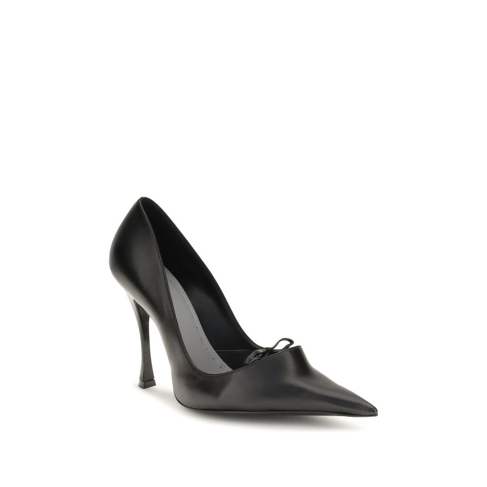 Balenciaga Black Lamb Ovis Aries High Heel Pumps - Image 2