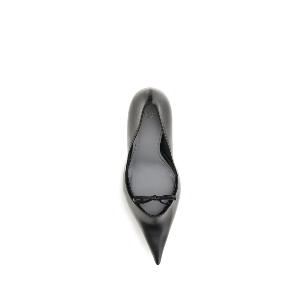 Balenciaga Black Lamb Ovis Aries High Heel Pumps - Image 4