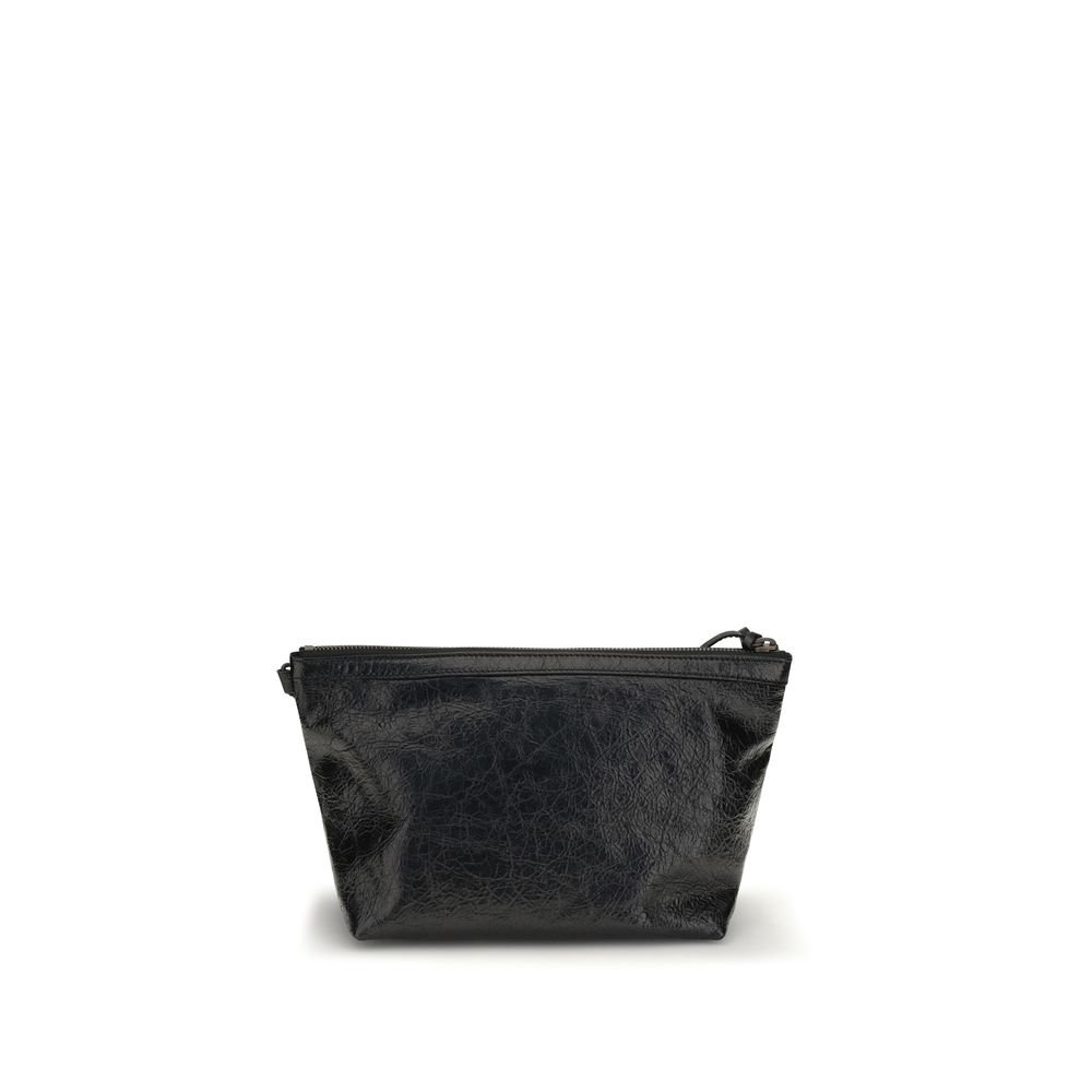 Balenciaga Black Calf Leather Bos Taurus Clutch Bag - Image 2