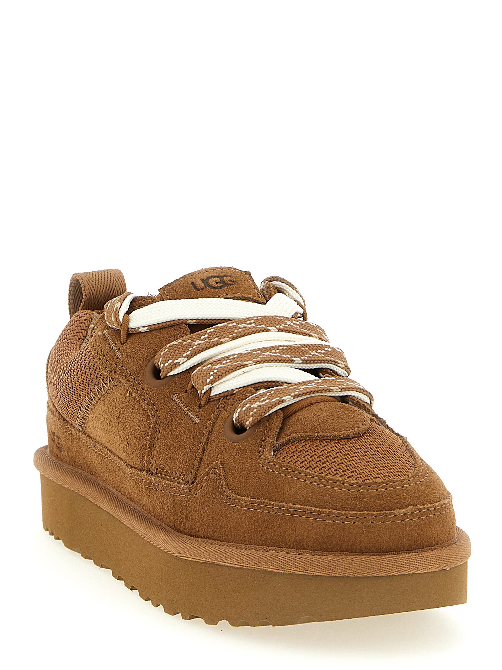 UGG Brown Leather Sneakers - Image 2