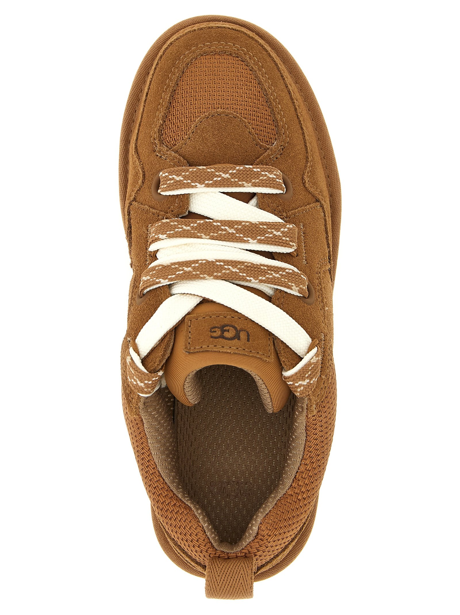 UGG Brown Leather Sneakers - Image 4