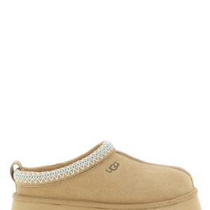 UGG Beige Leather Mules