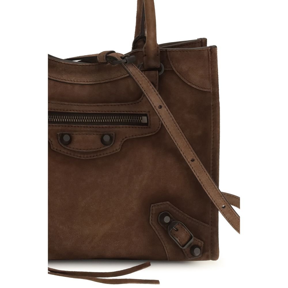 Balenciaga Brown Calf Leather Bos Taurus Handbag - Image 4