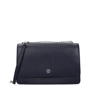 Tory Burch Blue Leather Crossbody Bag