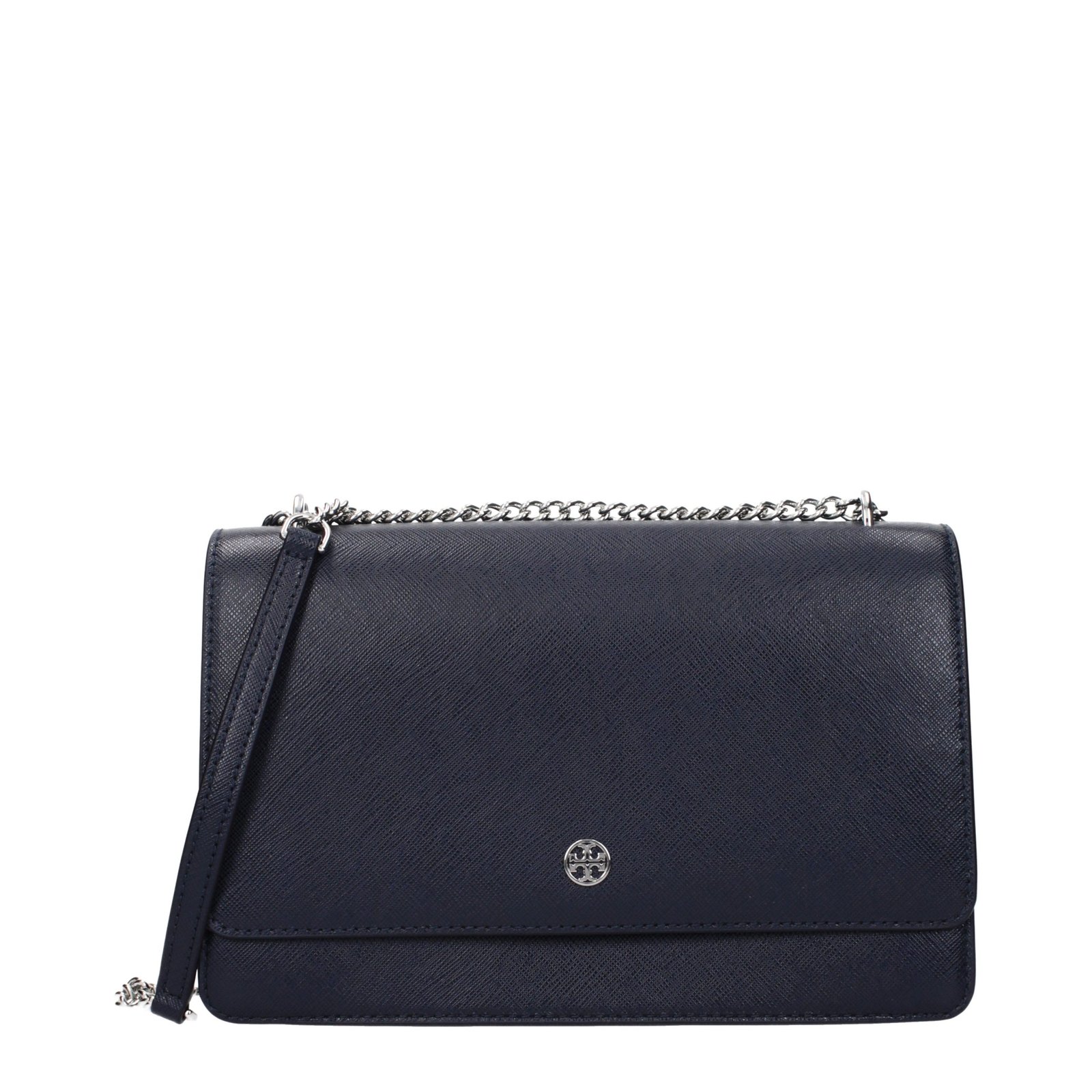 Tory Burch Blue Leather Crossbody Bag