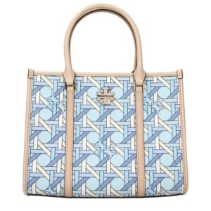 Tory Burch Light Blue Fabric Handbag