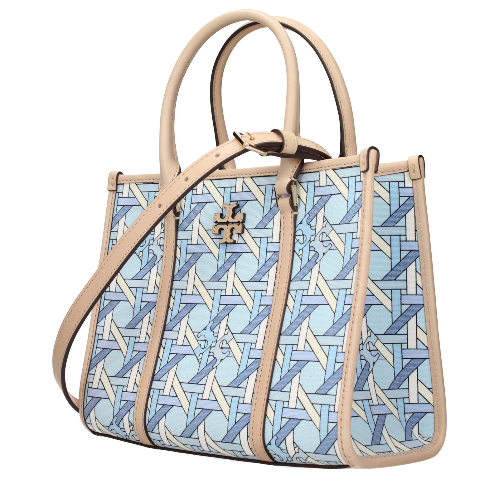 Tory Burch Light Blue Fabric Handbag - Image 2