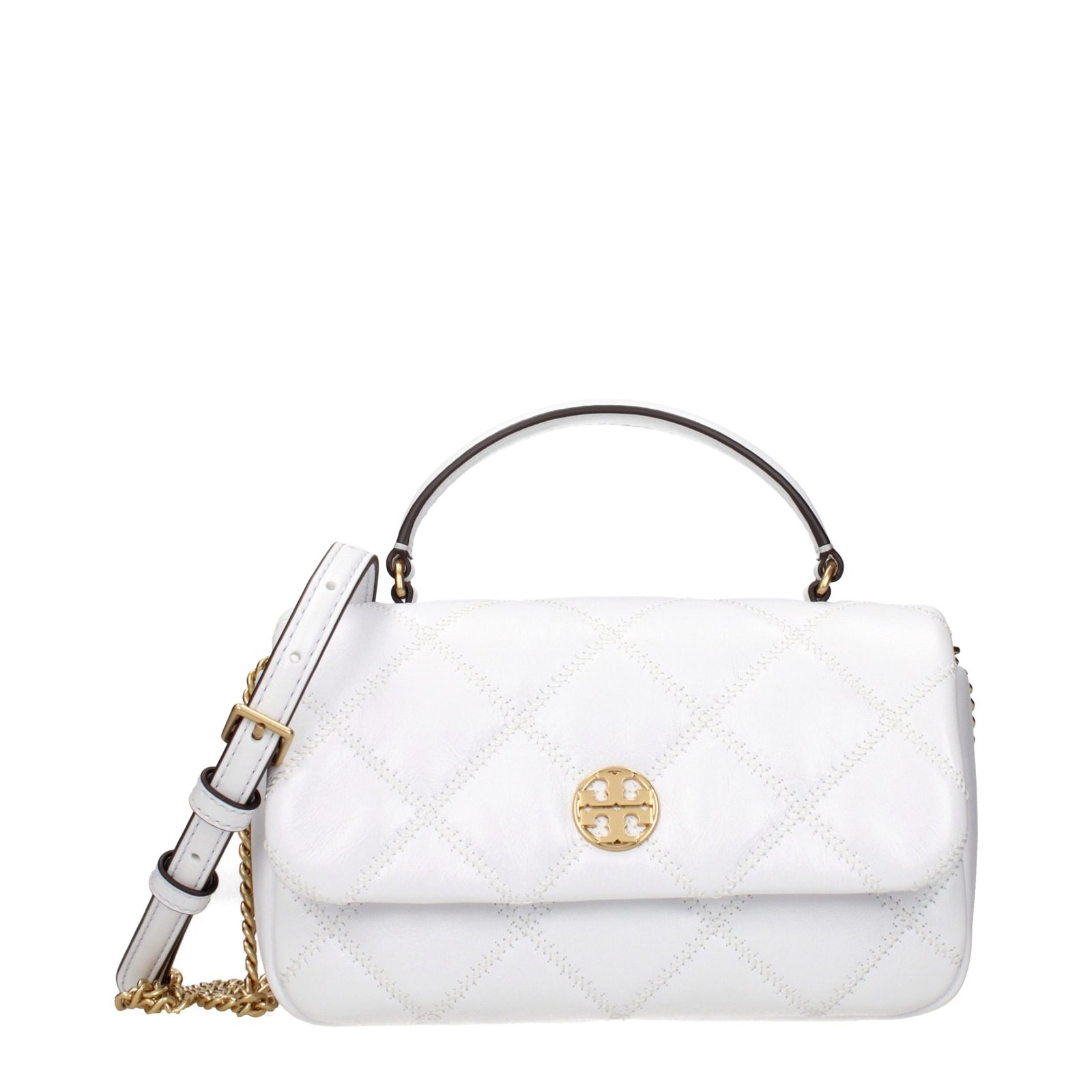 Tory Burch White Leather Handbag